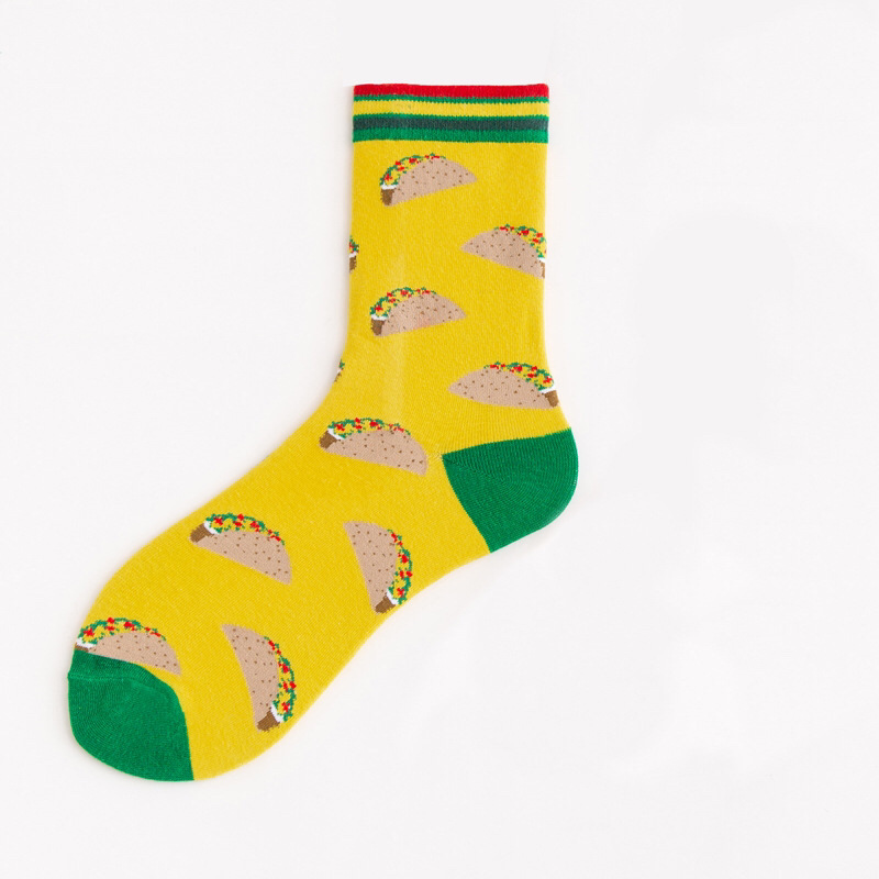 Men And Women In The Couple Socks Pineapple Diamond Socks